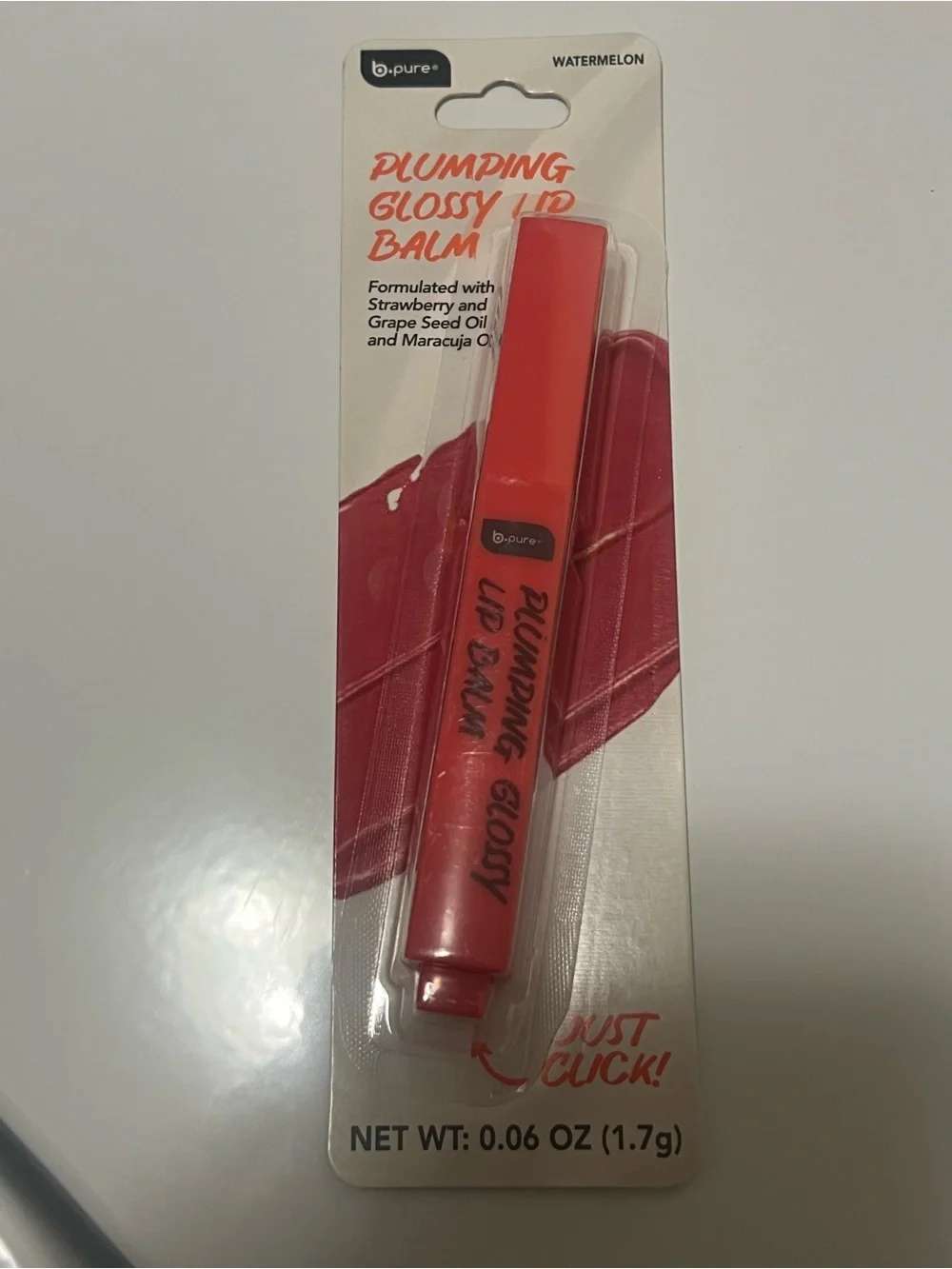 Plumping Glossy Lip Balm - Watermelon Pink